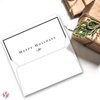 2025 Happy Holidays Greeting Cards – Minimalist Border Christmas, Xmas, New Year Greetings, Invitations, Thank You's, Small Business, Gift and Presents – 25 per Pack, Envelopes Included – 4.5" x 6"