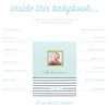 Pearhead Hello Handsome, First 5 Years Baby Memory Book with Photo Insert, Perfect Baby Keepsake, Blue
