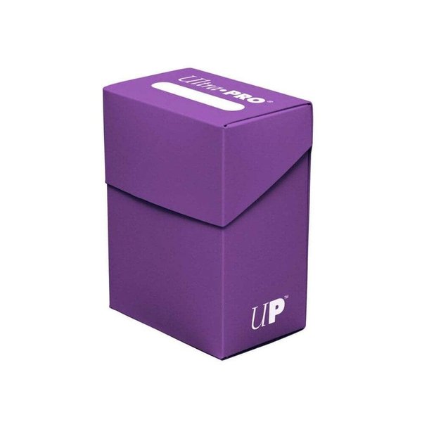 Ultra PRO - PRO 80+ Card Deck Box (Purple) - Protect Valuable Sports Cards, Gaming Cards and Collectible Cards in a Compact Deck Box, for Traveling