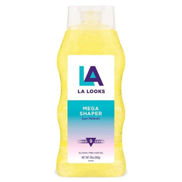 L.A. LOOKS Styling Gel Mega Mega Hold 20 oz (Pack of 4)