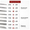 One Tattoo World 200pcs Assorted Tattoo Needles | 100 Round Liners, 100 Round Shaders, 25 Flat Magnums | RL, RS & M1
