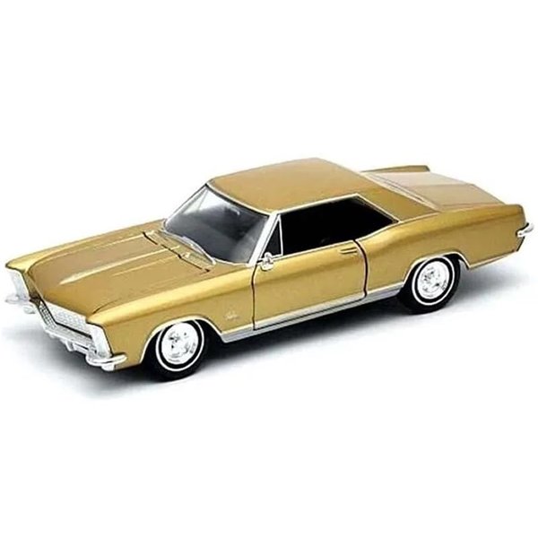1965 Riviera Gran Sport Gold Metallic 1/24 Diecast Model Car by Welly 24072GLD