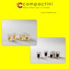 COMPACTINI Miniature Model 1:12 Scale Set Dollhouse Accessories Beverage Beer Bottle Miniature Mug/Ice Cube/Bucket (Dark Beer Mug 5P)