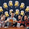 ZHENGYE Beer Mug Cheers Balloons 20 Pcs Mylar Foil Balloons Beer Theme Birthday Party Decorations