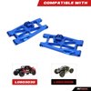 RCAWD Aluminum A-Arms Set for 1/10 Losi Hammer Rey, Losi Rock Rey Upgrades Front Suspension Arm Parts for # LOS234011 Red