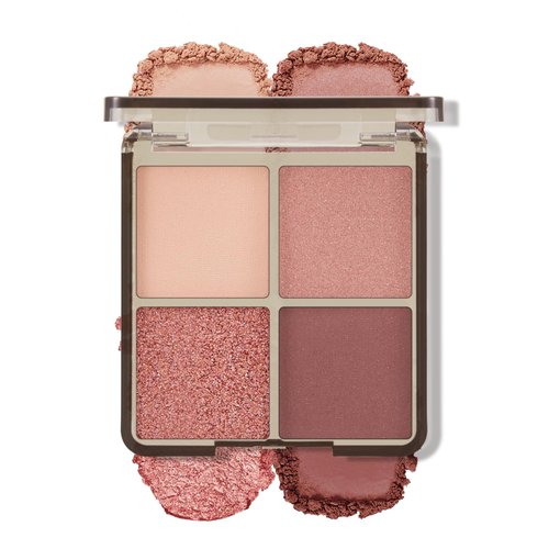 Apooliy 4 Color Eyeshadow Palette,Long Wear Matte Eyeshadow Powder,Glitter Shimmer Eye Shadow Palette,Great for Travel