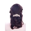 Hapibuy Crystal Wedding Hair Comb Bridal Hair Comb Pearl Wedding Headpiece Silver Hair Accessories