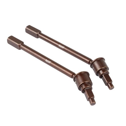 KYX Racing Hard Steel Front Axle CVD Drive Shaft Upgrades Parts Accessories for 1/18 RC Crawler Car Axial UTB18 Capra Unlimited Trail Buggy