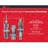 Hornady Custom Grade New Dimension 3-Die Set, 44 SPL/REM MAG(.430) (546548) -Caliber Specific Reloading Equipment for Handloaders with Full Length Sizer Die, Seating Die, Sure-Loc Rings, & Storage Box