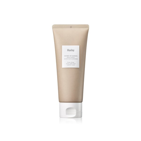 Huxley Body Scrub; Moroccan Gardener, 4.3 fl oz (110 ml), Cactus Oil, Scrub, Moisturizing, Korean Cosmetics