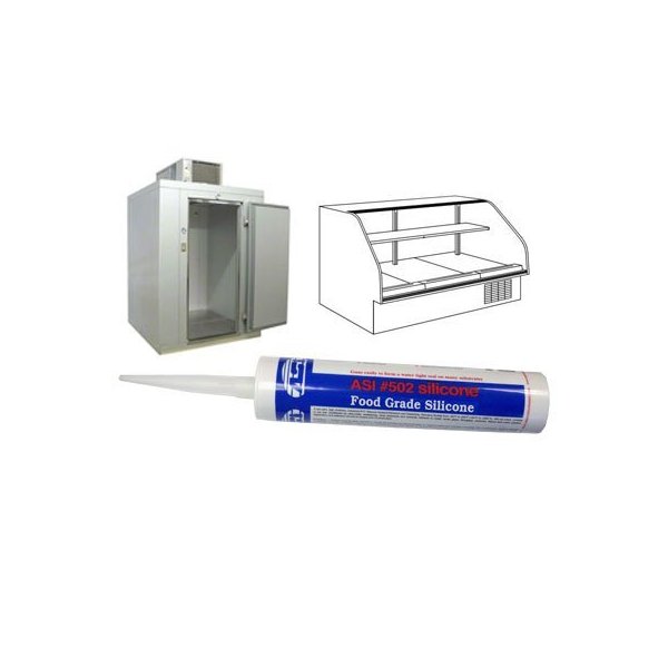 White Food Grade Silicone Sealant - 10 Oz Cartridge