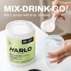 Harlo - Citrus Salt Electrolyte Drink Mix with Bovine Collagen & Creatine - Creatine Monohydrate Powder - Energy Drink Powder - Pre Workout Powder - Sugar Free Energy Drinks - Post Workout Recovery