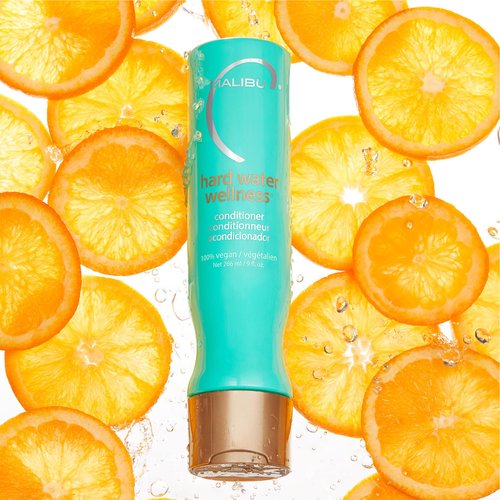 Malibu C Hard Water Wellness Hair Conditioner - Sulfate Free Conditioner that Increases Moisture & Shine - Protects Hair from Waterborne Elements (9 oz)