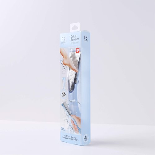 F3 Systems, Stainless Steel Callus Remover, Effective for Thick Callus and Cracked Feet Pedicure Rasp, Remove Hard Skin, Grater Foot File, Foot Scrubber, Professional Foot Care