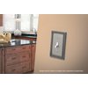 Brainerd 64905 Beaded Single Toggle Switch Wall Plate / Switch Plate / Cover, Brushed Satin Pewter