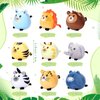 Skylety 9 Pcs Mini Plush Stuffed Animals Bulk 3.15 Inch Cute Soft Decompress Animals Plush Toys for Kids Baby Shower Birthday Charity Donation Gifts Classroom Prizes (Forest Animals)
