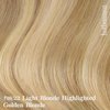 HOTBANANA Human Hair Clip in Hair Extensions, Balayage Light Blonde Highlighted Golden Blonde (Ash Tone) 120g Clip in Hair Extensions Real Human Hair Straight Remy Hair Extensions 20 Inch 7pcs