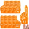 Sinmoe 24 Pcs Sports Fan Foam Finger Mini Foam Fingers Foam Hand Foam Finger 1 for Sports Themed Birthday Party Supplies Sport Events Baseball Basketball Soccer Team Gifts (Orange)