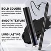 AOAZXBB Black Lipstick Black Lip Liner Set Matte Lipstick 2PCS Long Lasting Black Lip Stain and Lip Liner Set for Halloween Cosplay Goth Makeup