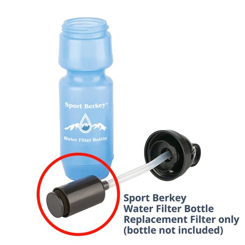 Authentic Berkey Filter for Sport Berkey Water Filter Bottle, Used for on The Go—Driving, Sports, Exercise, Travel, Home, Work, School and Play