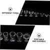 Didiseaon 34Pcs Miniature Cups 1/17 Dollhouse Miniature Wine Cups Mini Drink Cups Set Dollhouse Kitchen Accessories for Dollhouse Decor