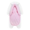 Pro Goleem Car Seat Head Support Infant, Soft Infant Car Seat Insert, 2 in 1 Carseat Head Support for Newborn, Perfect for Car Seat, Stroller, Swing, Bouncer, Pink and White