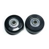 Diameter 1.8in Wear-Resistant Mute Luggage Suitcase Replacement Wheels Rubber Swivel Caster Wheels Repair Kits 4 Wheels