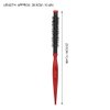 Small Mini Ultra Thin Aluminum Tube Nylon Bristles Styling Brush for Short Hair, Bangs, Beard, Lifting, and Curling (Number 3)