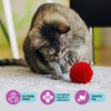 SPOT Ethical Wool Pom Poms with Catnip Cat Toy, 4-Pack