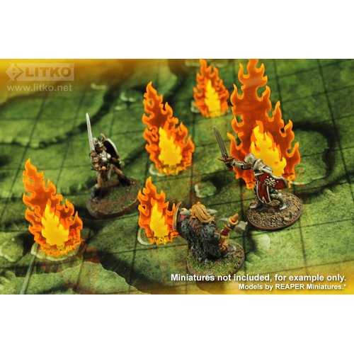 LITKO Inferno Marker Set | Blazing Fire | Spell Effects | Flames (Variety Pack)