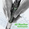 Geoleap Golf Grips Set of 13- Cord Rubber Compound Material, Hybrid Golf Club Grips, All Weather Performance.(White, Standard)