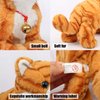Smalody Interactive Plush Toys, Novelty Sound Control Electronic Cat Electronic Pets Robot Cat Gift for Children (Yellow)
