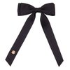 Lilly Pulitzer Hair Bow for Women with Gold Logo, Clip In Hair Accessories for Adults, Black
