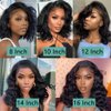 Wear and Go Glueless Wigs Human Hair Pre Plucked Pre Cut Body Wave Bob Wig Human Hair 4x4 Lace Front Wigs for Black Women Brazilian Virgin Human Hair Bob Wigs Glueless 180% Density (10 Inch)
