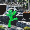 Zing StikBot Zingtannica Action Pack - Collectible Action Figures and Accessories, Includes 1 Stikbot, 1 Set of Accessories, Stop Motion Animation, Ages 4 and Up (Green (Karmatopia))