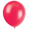 Ruby Red Latex Balloons, 12" (10-Pack) - Premium-Quality & Vibrant Party Decorations, Perfect for Any Celebration