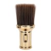 Barber Neck Duster Brush, Multifunctional Broken Hair Sweep Brush Neck Duster Brush Beard Shaving Brush for Barber Shop(Gold)
