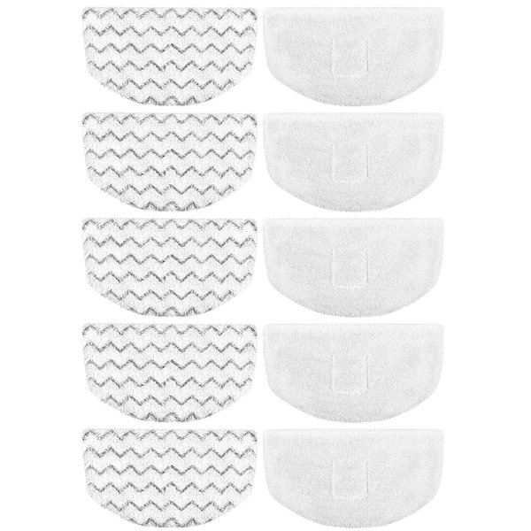 Extolife 10 Pack Steam Mop Replacement Pads for Bissell Powerfresh Steam Mop 1940 1806 1544 2075 2685A 2181 2814 Series, Model 19402 19404 19408 19409 1940A 1940F 1940Q 1940T 1940W B0006 B0017 2075A