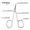 Solingen Scissors - Cuticle Scissors Germany - Curved Blade, Nail Scissors Germany - Pedicure Beauty Grooming Kit for Nail, Eyebrow, Eyelash, Dry Skin - Nail sicssors