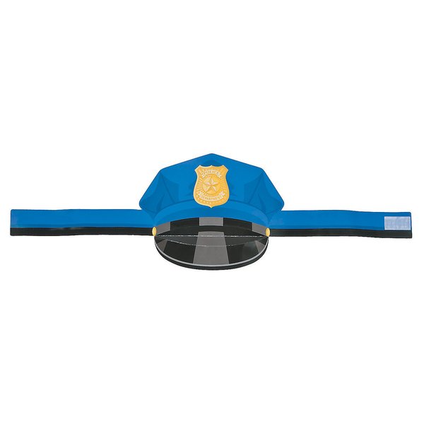 Fun Express Police Hats for Kids - Set of 12 - Birthday Party Hats and Supplies