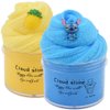 Cloud Slime Kit,2 Pack Pineapple Blue Slime,Super Soft and Non-Sticky Scented DIY Sludge Toy (8oz)