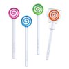 Edison Lollipop Tongue Cleaner Scraper for Kids, 4pcs(Color-Random)
