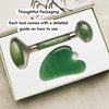 Mount Lai - The Jade Facial Spa Set | Jade Roller and Gua Sha Set | Gua Sha Tools to Relieve Muscle Tension and Reduce Puffiness | Anti Aging Skin Care Sets for Women