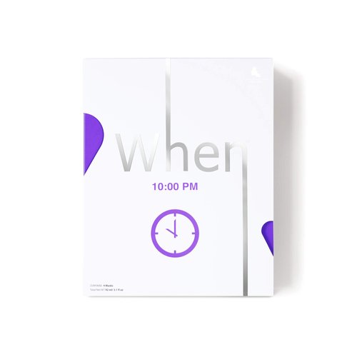 When Anti-Aging 10 PM Premium Bio-Cellulose Facial Sheet Mask (4 Pack)