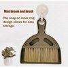 Mini Broom and Small Dustpan Brush - Mini Broom and Dustpan, Small Broom and Dustpan Set, Mini Dustpan and Brush Set, Small Dust pan and Brush Set, Hand Broom and Dustpan Set for Home/Camping/Pets.