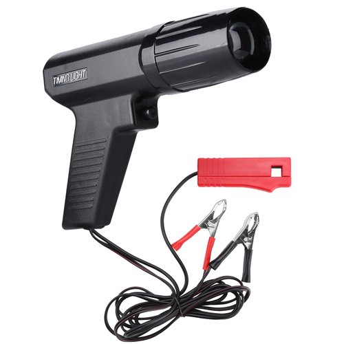 Teen Dream Ignition Timing Light, 12V Engine Timing Light with Strobe Lamp Inductive Petrol Ignition Timing Light Automotive Tool for Car Motorcycle Marine Lawnmower