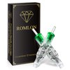 Romlon Tattoo Cartridge Needles - 20Pcs Assorted Standard Sterilized Tattoo Needle Cartridges Single Stack Magnum 7M1 Size for Tattoo Machine Tattoo Kits Tattoo Supplies
