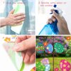 VEYLIN 6Sheets 80Pcs Easter Eggs Window Clings, Removable Eggs Window Static Sticker for Easter Window Decoration