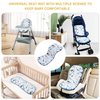Baby Stroller Cushion,Soft Minky Dotted and Printed Stroller Seat Liner-Reversible Universal Breathable and Soft Newborn Stroller Pad, Cotton Infant Car Seat Insert-82x37cm,1 Pack(Blue Whale)