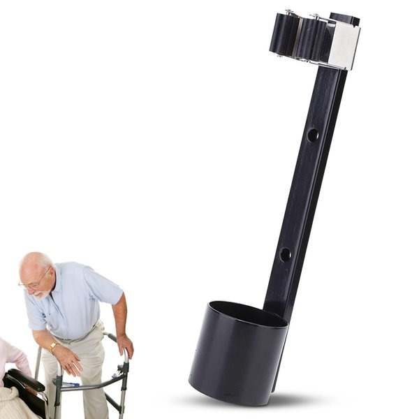 Cane Holder for Mobility Scooter, Walker Cane Holder Cane Holder Stand Walking Cane Accessories for Wheelchair Walker Disability Accessories